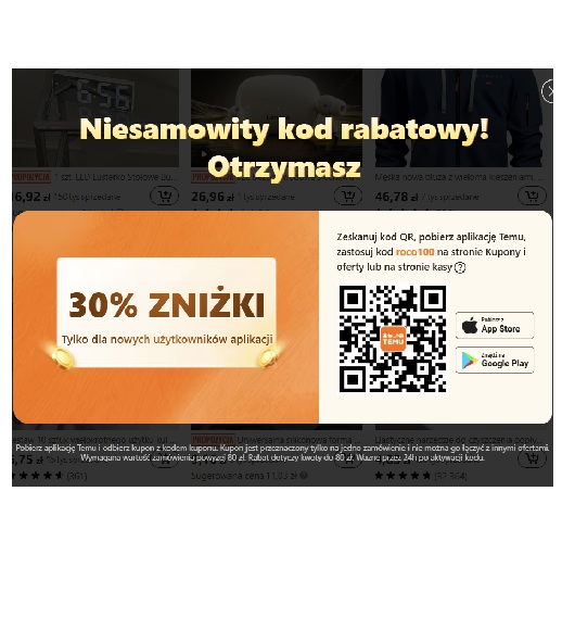 TEMU kod rabatowy